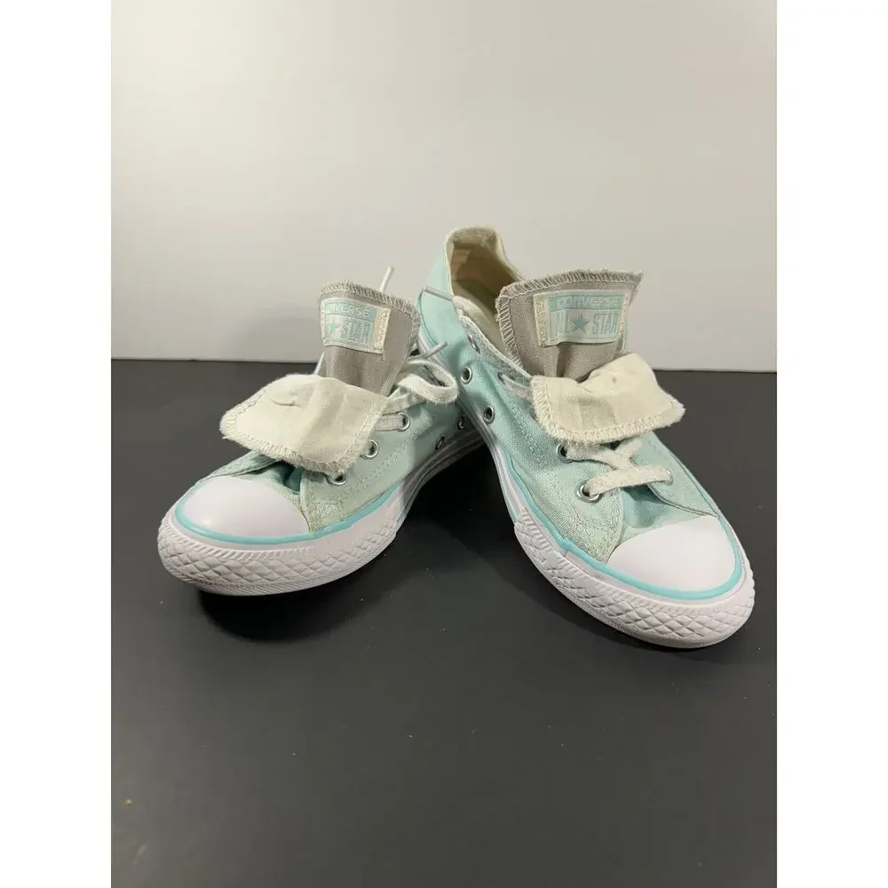 All Star Converse Aqua Blue Girls‎ size 3 US